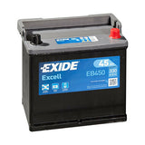 Batería Exide 12V - Exide Excell - 45 Ah - 330 A - E02