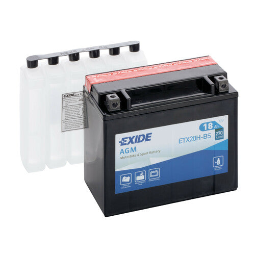 Batería Exide de 12 V - Exide Bike AGM - 18 Ah - 270 A