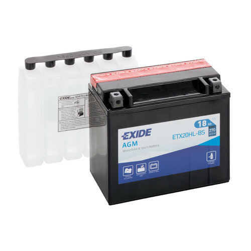 Exide Batteria 12V - Exide Bike AGM - 18 Ah - 270 A