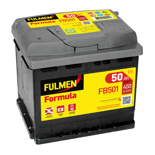 Fulmen FB501 Batteria Auto 12V Formula 50 Ah 450 A