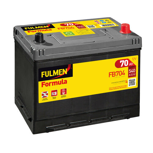 Fulmen FB704 Batteria Auto 12V Formula 70 Ah 540 A