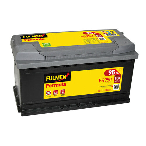 Fulmen FB950 12V Formula Car Battery 95 Ah 800 A