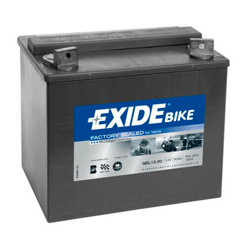 Exide GEL1230 Batteria Moto 12V GEL 30 Ah 180 A