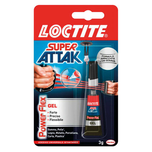 Loctite Super Attak Power Flex, 3 g - confezione singola