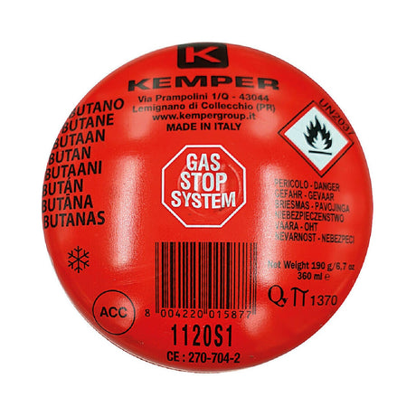 Lampa Cartuccia gas butano, 360 ml, 190 g