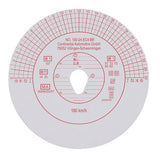 Juego original Kienzle de 100 discos de tacógrafo homologados - 180 km/h