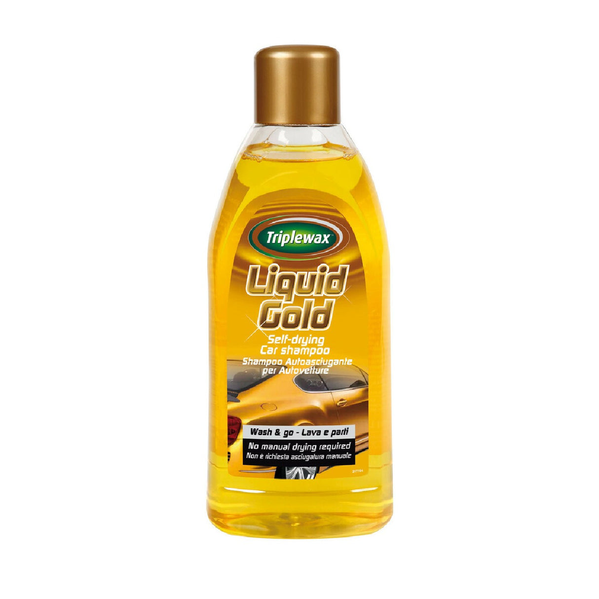 Carplan Liquid Gold, shampoo autoasciugante per auto - 500 ml