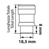 Kit de tuercas para ruedas McGard Flat (4 unidades) - Original - K010