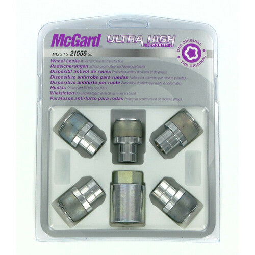Kit de tuercas planas para ruedas McGard de 5 piezas de ultra alta seguridad - J030