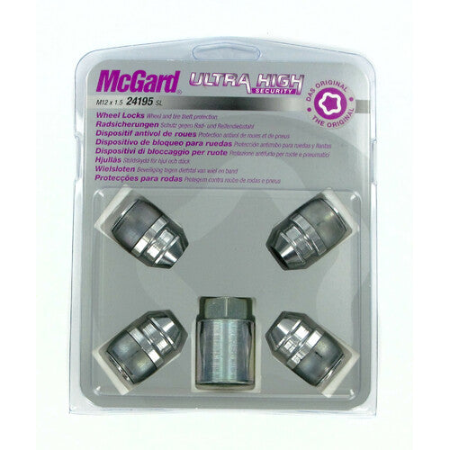 McGard Kegelradmuttern, 4er-Set – Ultrahohe Sicherheit – F200
