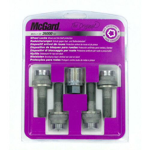 Juego de 4 pernos para rueda de coche McGard Flat con arandela - Original - D030