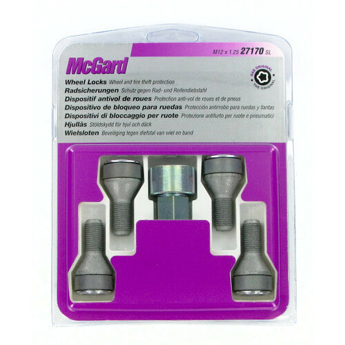 McGard Bulloni ruota auto conici kit 4 pz - Ultra High Security - A050