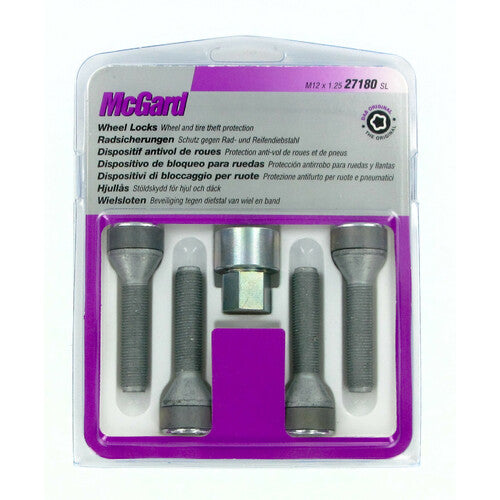 McGard Bulloni ruota auto conici kit 4 pz - Ultra High Security - A080