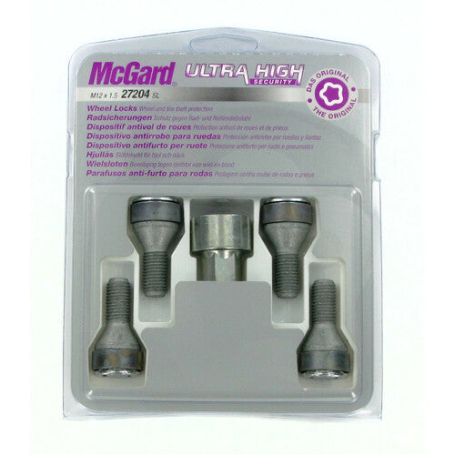 McGard Bulloni ruota auto conici kit 4 pz - Ultra High Security - A100