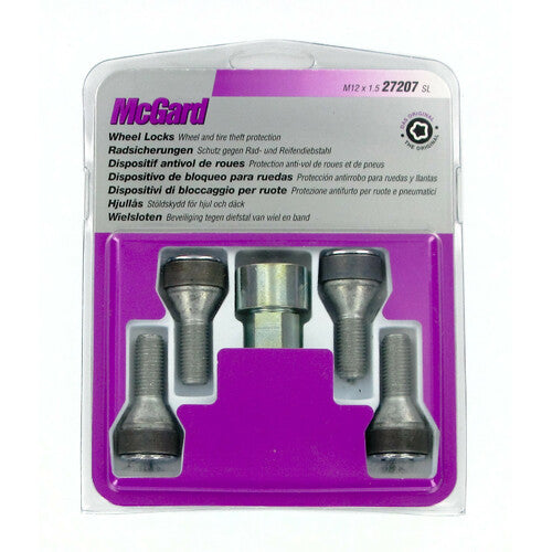 Kit de pernos de rueda cónicos McGard (4 piezas) - Ultraalta seguridad - A190