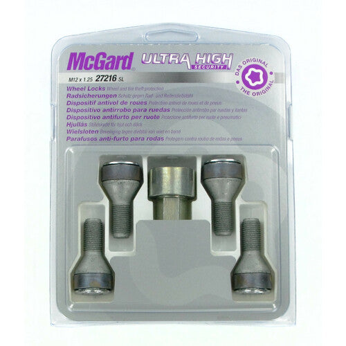 McGard Kegelradschrauben-Set 4-teilig - Ultrahohe Sicherheit - A010