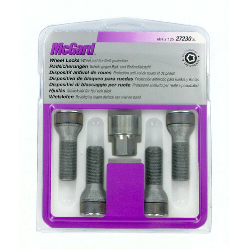 Kit de pernos de rueda cónicos McGard (4 piezas) - Ultraalta seguridad - A240