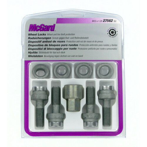 Juego de 4 tornillos para rueda de coche McGard con arandelas cónicas - Original - C010