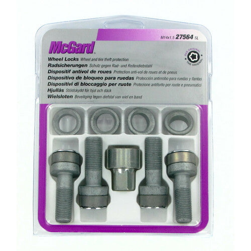 McGard Bulloni ruota auto con rondella conica kit 4 pz Ultra High Security C030