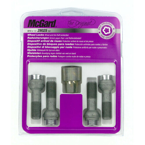 McGard Kugelgelenk-Radbolzen-Set 4-teilig - Original - E120