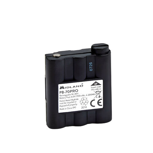 Midland PB70 PRO/XT70 PRO, Batteria Walkie Talkie
