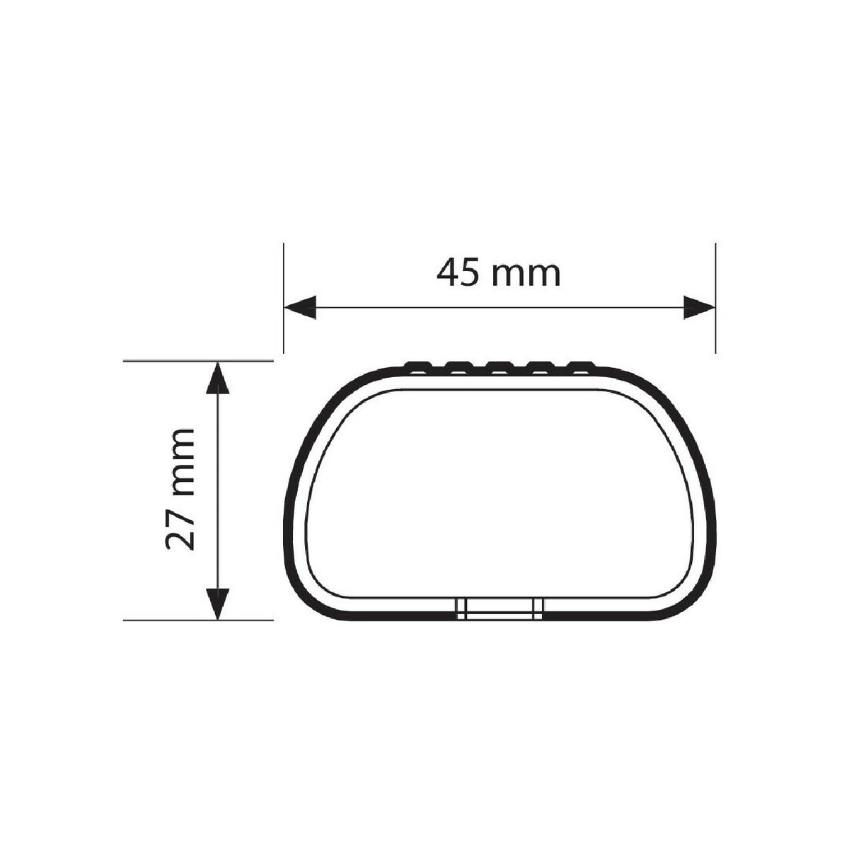Club coppia barre portatutto acciaio M 120 cm