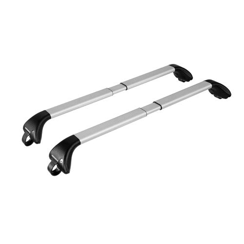 Par de barras de techo telescópicas de aluminio Snap-Fit Alu Tamaño 2 100136 cm N15013