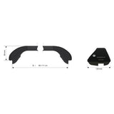 Snap Steel coppia barre portatutto telescopiche in acciaio S 80111 cm