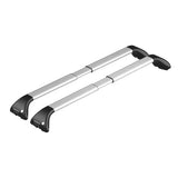 Par de barras de techo telescópicas de aluminio Snap Alu L 100136 cm N15017