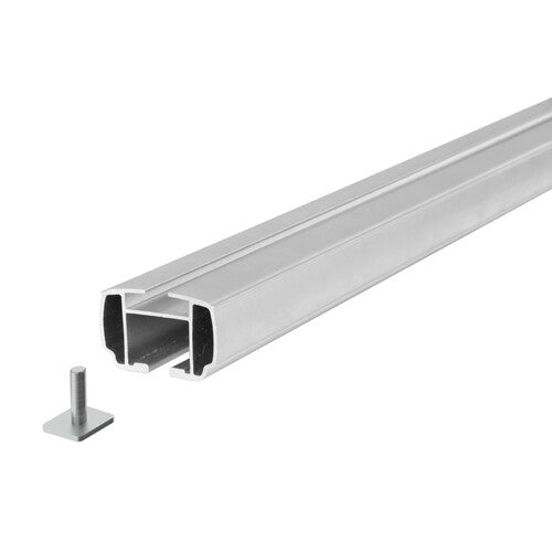 Par de barras de techo de aluminio Yuro L 127 cm N15046