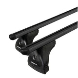 Nordrive Helio Black, coppia barre portatutto in alluminio - L - 127 cm N15071
