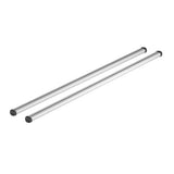 Par de barras de techo de aluminio Helio L 127 cm N15076