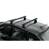 Nordrive Silenzio Black, par de barras de techo de aluminio - S - 108 cm N15079