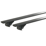 Nordrive Silenzio Black Rail, juego completo de barras de techo de aluminio - S - Evos RA N15089