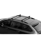 Nordrive Silenzio Black Rail, juego completo de barras de techo de aluminio - XL - Evos RA N15092