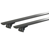 Nordrive Silenzio Black In-Rail, set completo barre portatutto in alluminio - M - Evos IA N15100