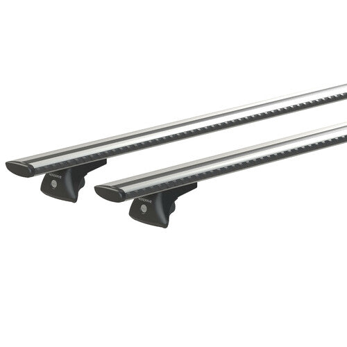 Nordrive Silenzio In-Rail, pair of aluminum roof bars - L - 127 cm