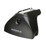 Nordrive Max-Load, set barre portatutto Quadra premontate con kit piedi Evos LP - XL - 140 cm N15322