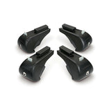 Kit de rieles de acero Kit de 4 pies para barras de acero 156 Crosswagon 10/04>12/07 std N20011
