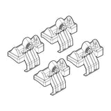 Nordrive Dachgepäckträger-Befestigungssatz 21 Honda Jazz 10/01>10/08 Standarddach N21021