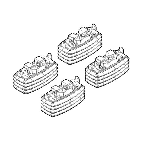 Kit attacchi barre portatutto 30 Opel Astra H 5p 03/04>12/09 tetto fixpoint