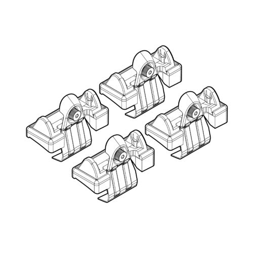 Kit de fijación de baca 41 Skoda Octavia 5p 09/04>01/09 techo estándar N21041