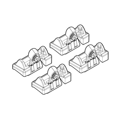 Kit attacchi barre portatutto 47 Hyundai Getz 5p 07/02>09/05 tetto standard