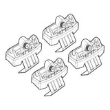 Kit attacchi barre portatutto 116 Renault Clio IV 5p 10/12>08/16 tetto standard