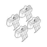 Kit attacchi barre portatutto 123 Opel Insignia 4p 02/09>10/13 tetto standard N21123