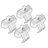 Kit attacchi barre portatutto 129 Volkswagen Golf VII 5p 11/12>02/17 tetto std N21129