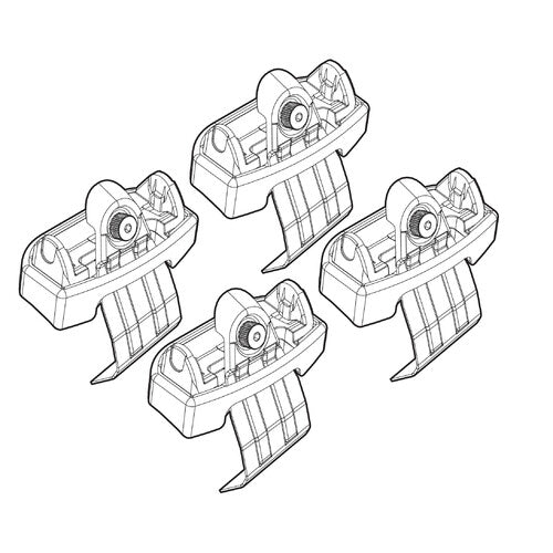 Renault Scenic X-Mod 5-Sitzer Dachgepäckträger-Befestigungssatz 09/09&gt;03/13 Standarddach