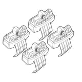 Renault Scenic X-Mod 5-Sitzer Dachgepäckträger-Befestigungssatz 09/09&gt;03/13 Standarddach