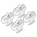 Kit de fijación de baca 143 Seat Ibiza 5p 06/08>02/12 techo estándar N21143