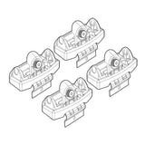 Kit de fijación de portaequipajes 147 Nissan Qashqai 03/07>01/14 techo estándar N21147